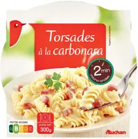 Torsades a la carbonara