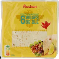 6 wraps de blé