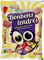 Bonbons tendres parfums citron - abricot - orange - fraise - framboise - cerise