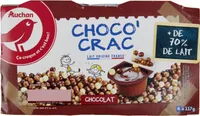 Crème dessert choco' crac +70% de lait
