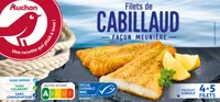 Filets de cabillaud facon meunière