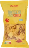 Tortillas chips saveur chili