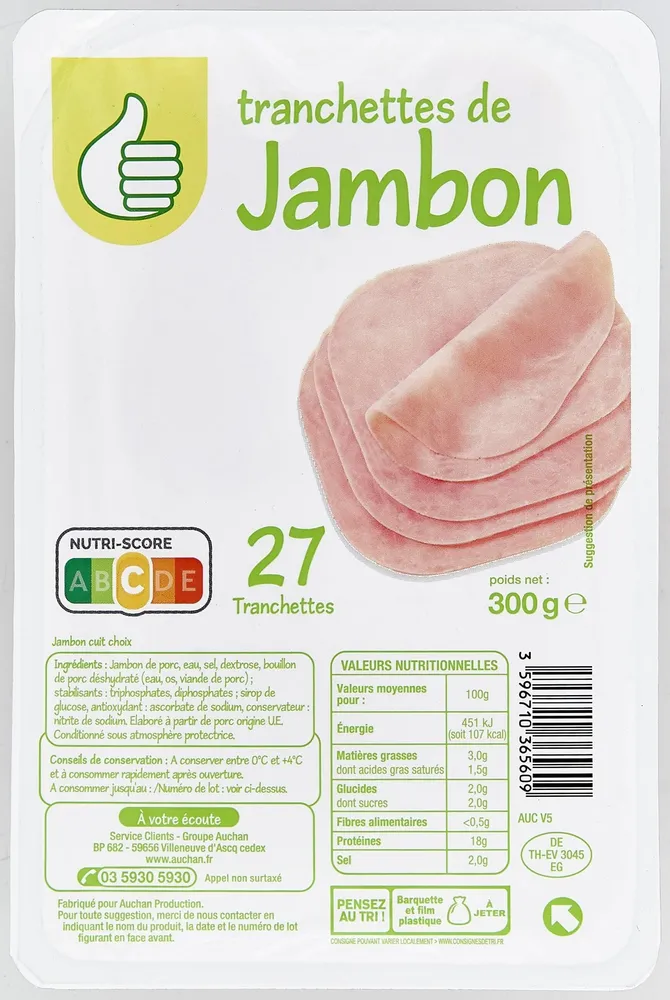 Tranchettes de jambon