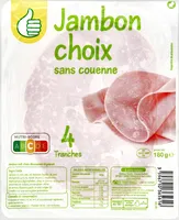Jambon choix sans couenne
