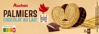 Palmiers chocolat au lait