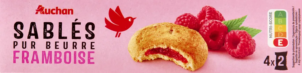 Sablés pur beurre framboise