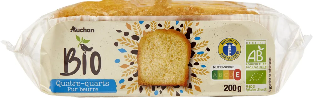 Quatre-quarts pur beurre BIO
