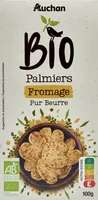 Palmiers au fromage issus de l'agriculture biologique