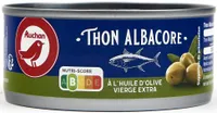 Thon Albacore entier à l'huile d'olive vierge extra