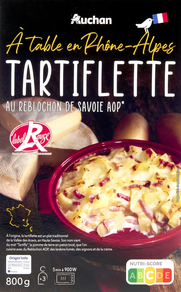 Tartiflette au reblochon de savoie