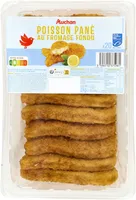 Poisson pané au fromage fondu