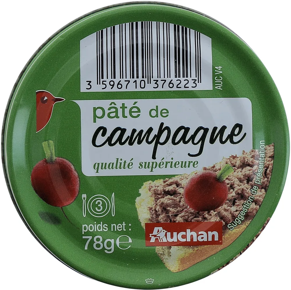 Pâté de campagne qualité supérieure