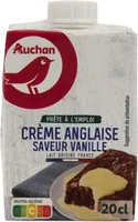 Crème anglaise saveur vanille