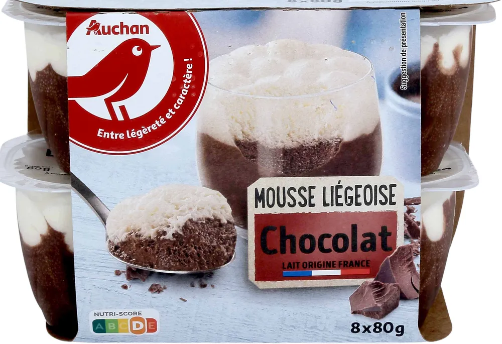 Mousse liégeoise au chocolat