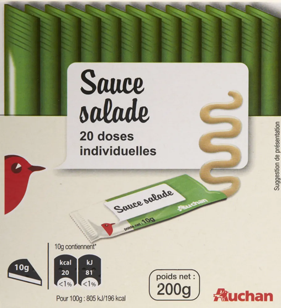 Sauce salade20 doses individuelles