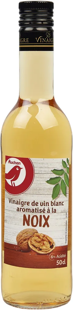 Vinaigre de vin blanc aromatisé à la noix