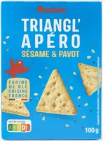 Triangl'Apéro sésame et pavot