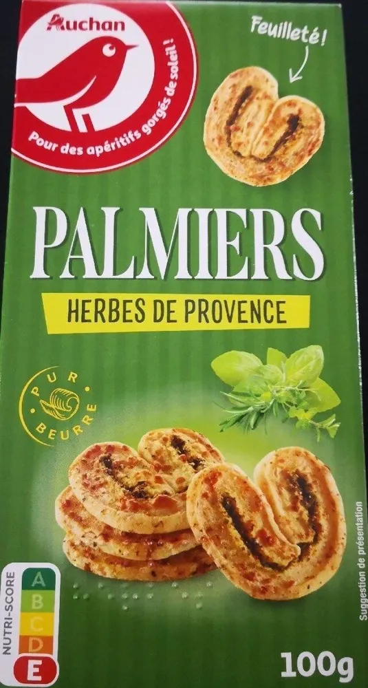 Palmiers aux herbes de Provence