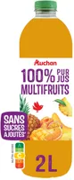 100% Pur Jus - Multifruits Sans sucres ajoutés** Comme tous les jus de fruits. Contient les sucres naturellement présents dans les fruits