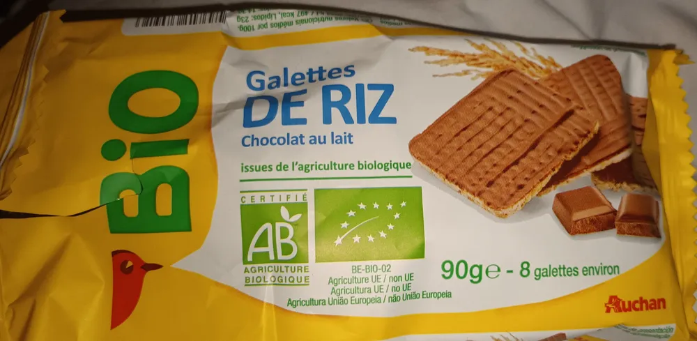 Galettes de Riz Chocolat au Lait