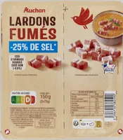 Lardons fumes -25% de sel*