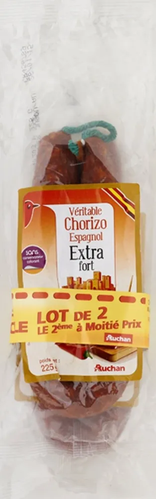 Véritable Chorizo Espagnol Extra Fort.