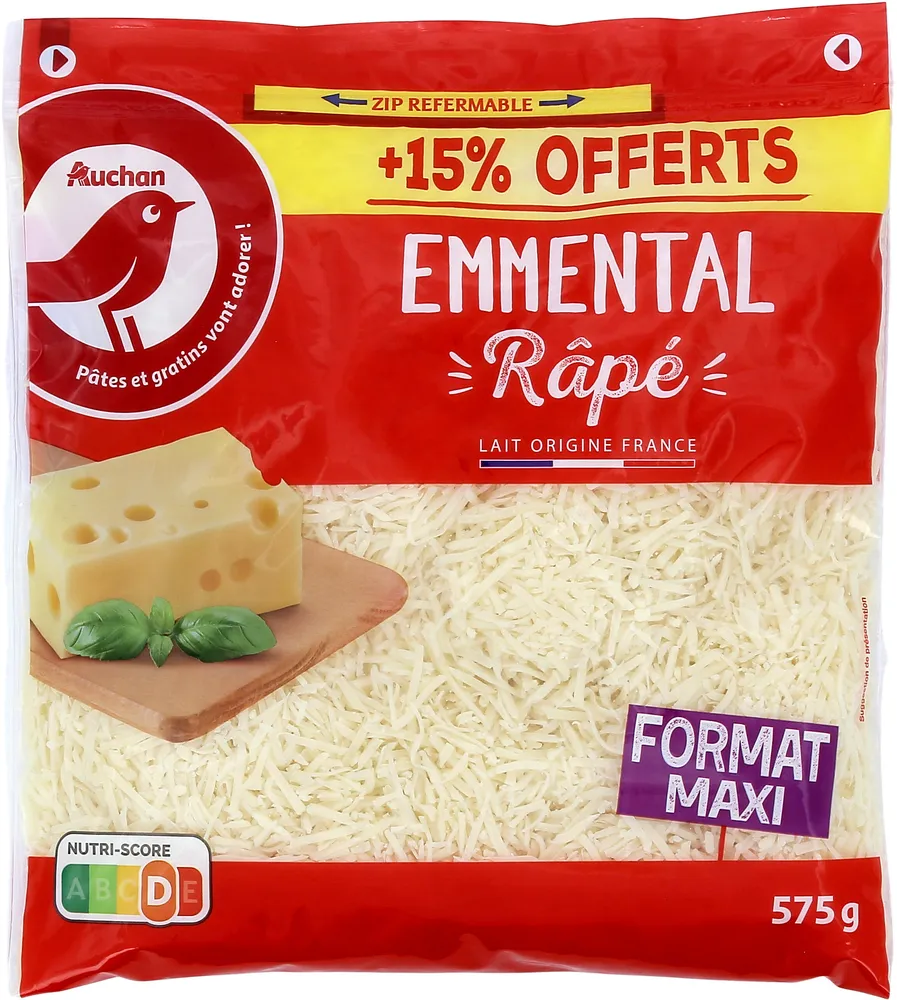Emmental râpéMAXI 575G