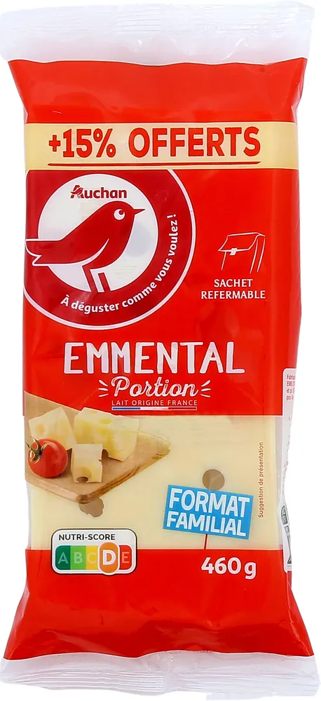 Emmental portion +15% OFFERT