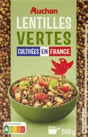 Lentilles vertes cultivées en France
