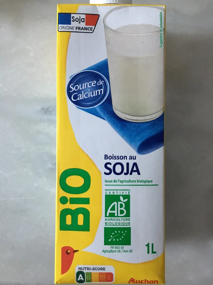 Boisson au soja bio