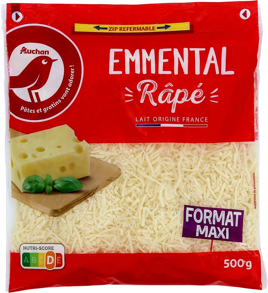 Emmental râpéMAXI 500G