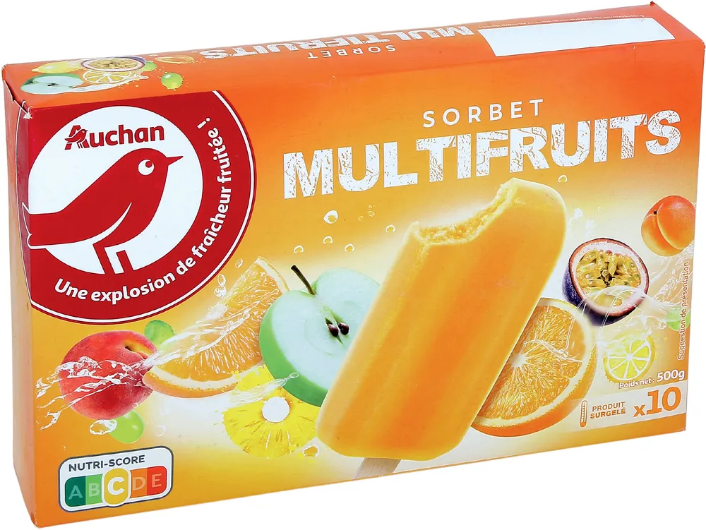 Sorbet multifruits