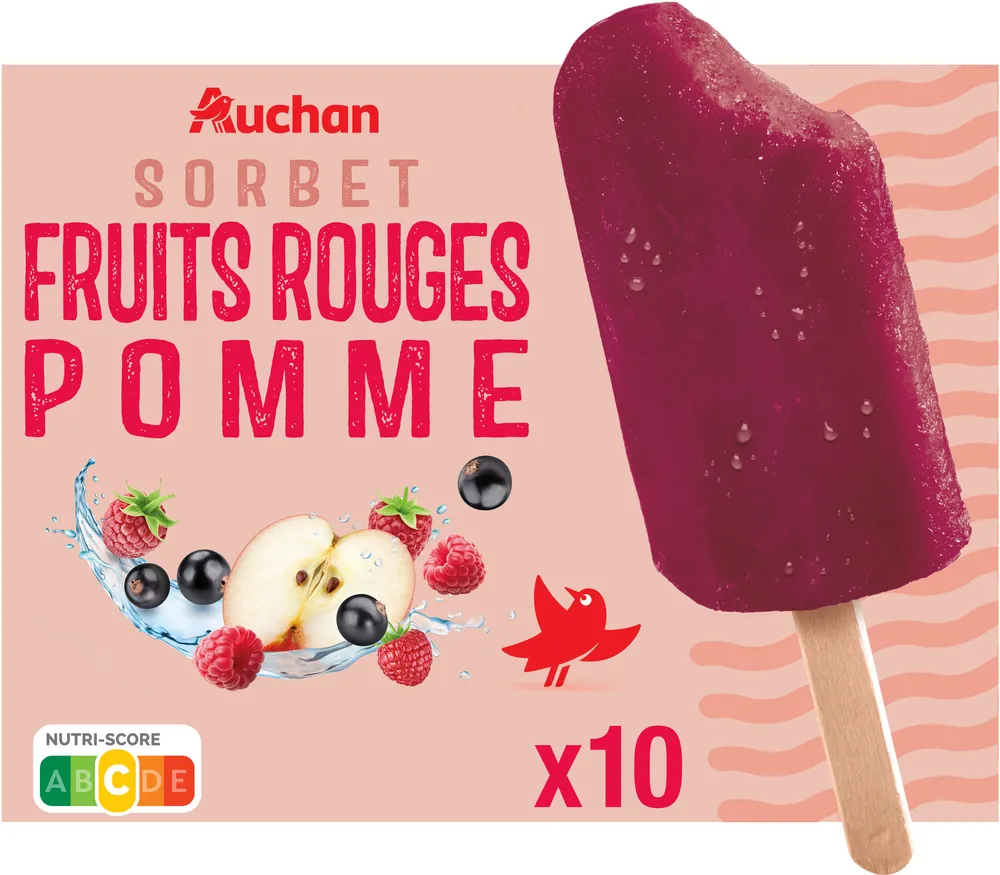 Sorbet Fruits Rouges-Pomme
