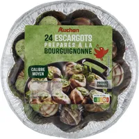 Escargot préparés à la bourguignonne