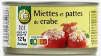 Miettes et pattes de crabe
