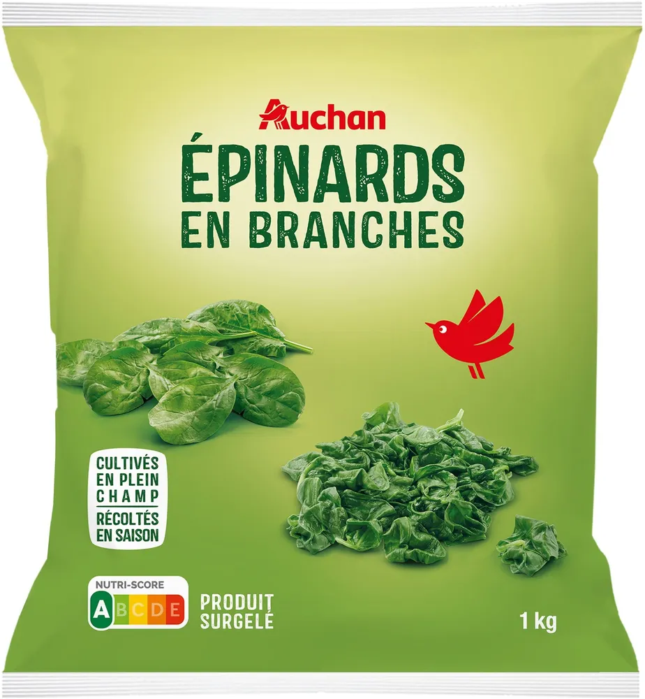 Épinards en branches
