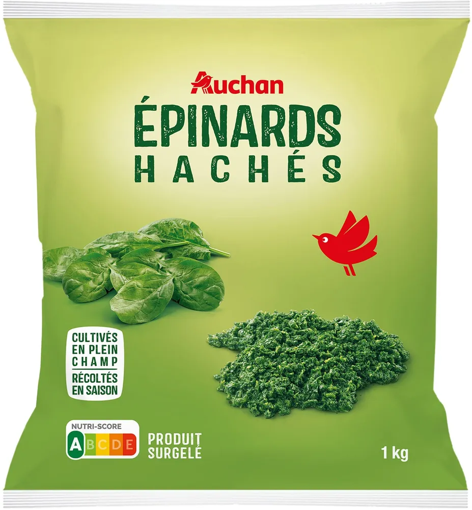 Épinards hachés