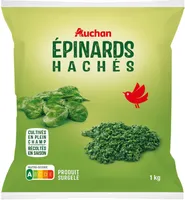 Épinards hachés