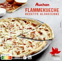 Flammekueches - recette alsaciennelardons + oignons