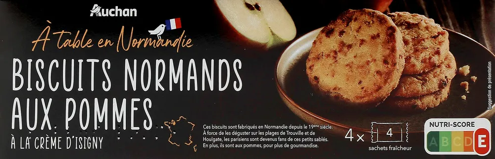 Biscuits normands aux pommes à la crème d'Isigny