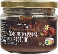Crème de Marrons de l'Ardèche avec morceaux - Auchan Gourmet