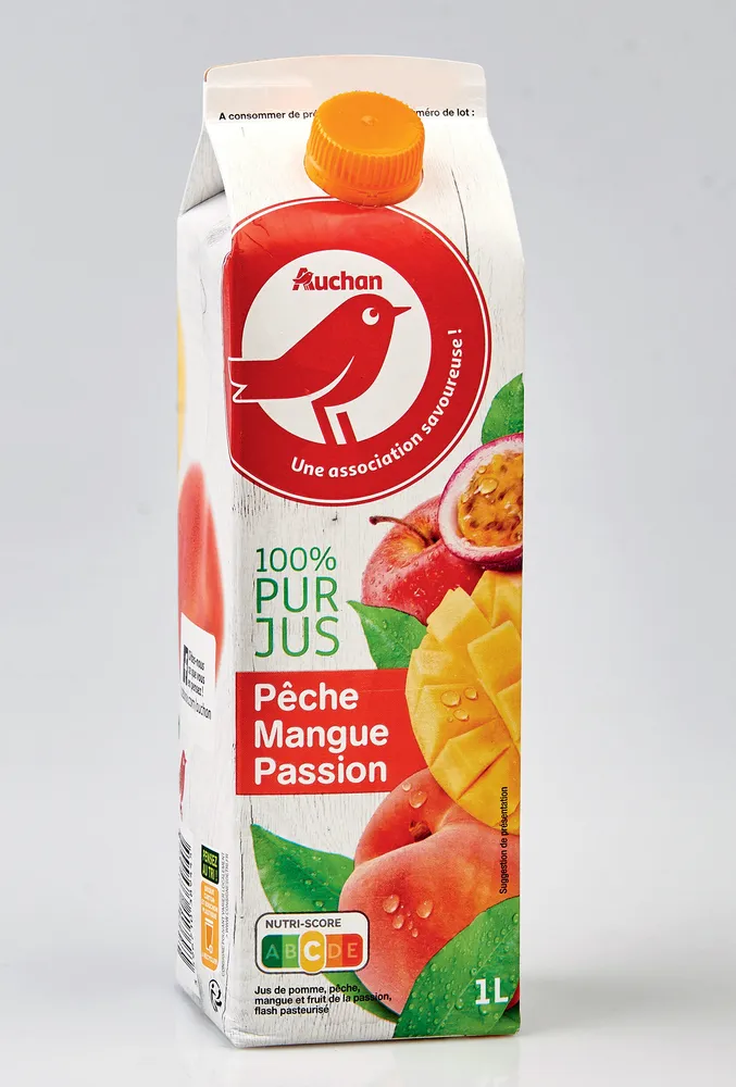 Auchan jus peche mangue pas.1l