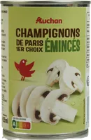 Champignons de Paris 1er choix Emincés