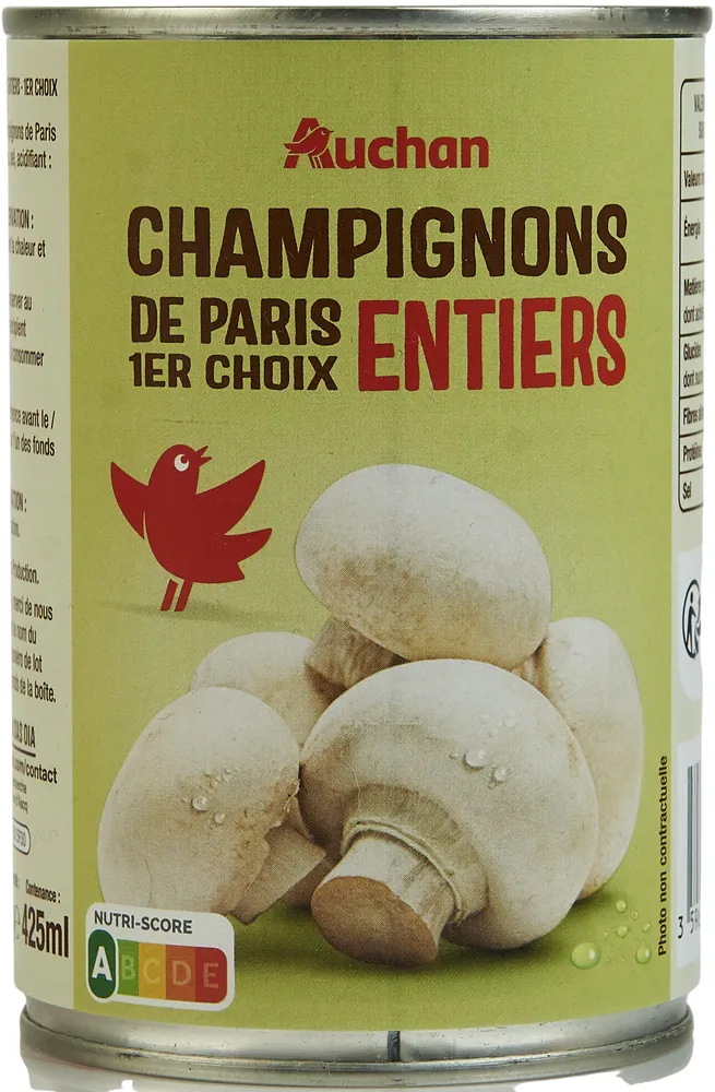 Champignon de Paris Entiers 1er choix
