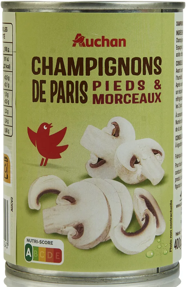 Champignons de Paris Pieds et Morceaux