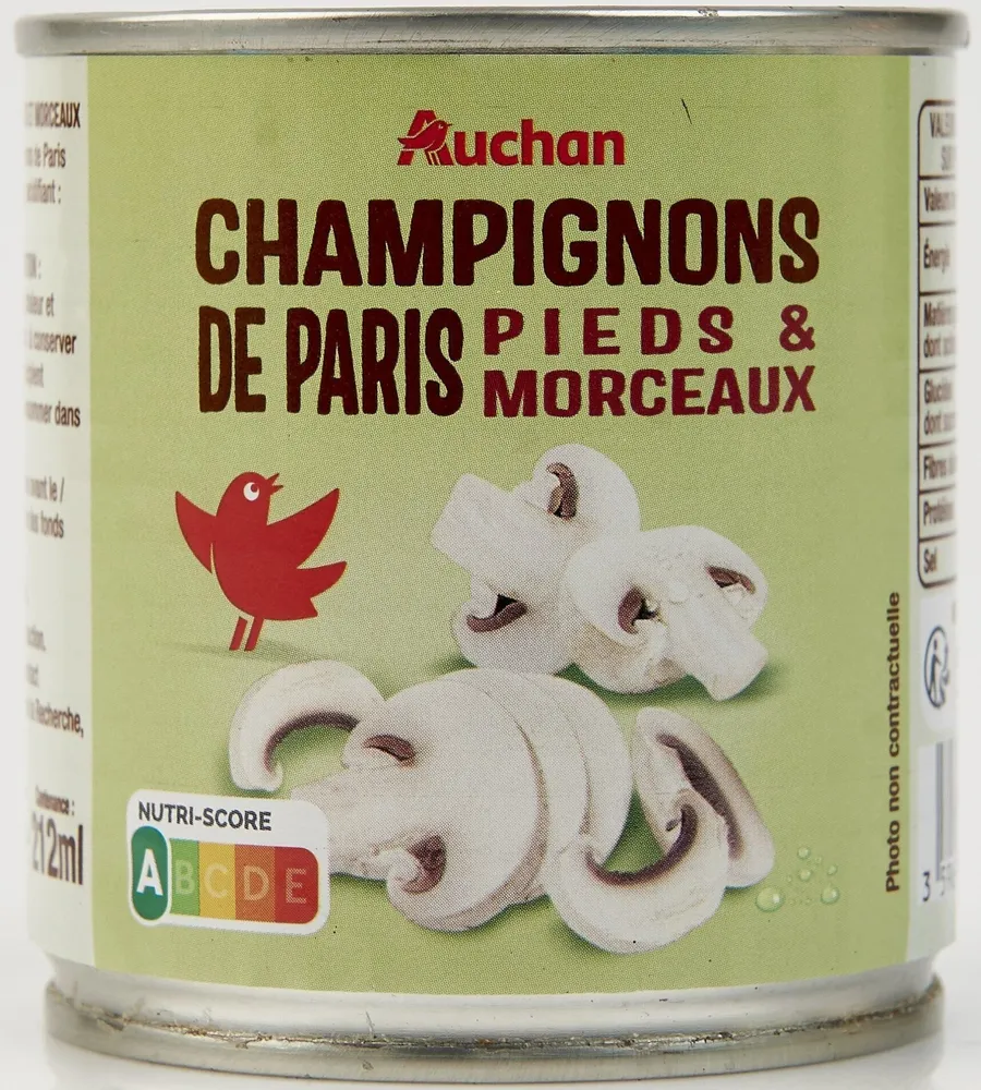 Champignons de Paris Pieds et Morceaux
