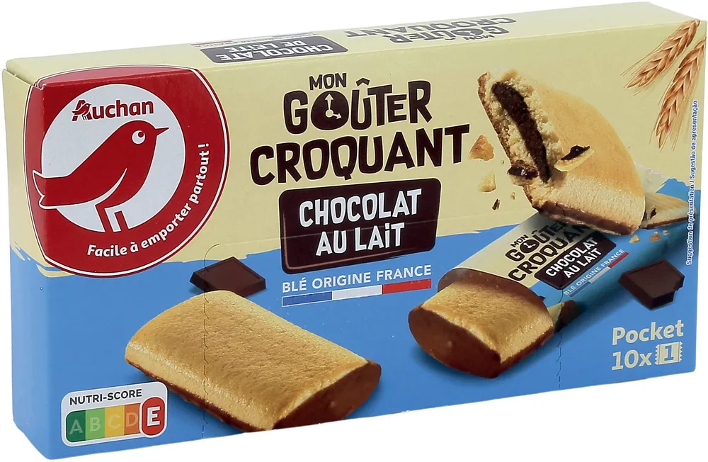 Mon goûter croquant chocolat au lait