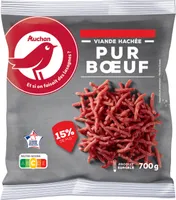 Haché de boeuf - 15% de matières grasses
