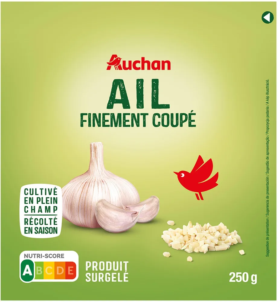 Ail finement coupé