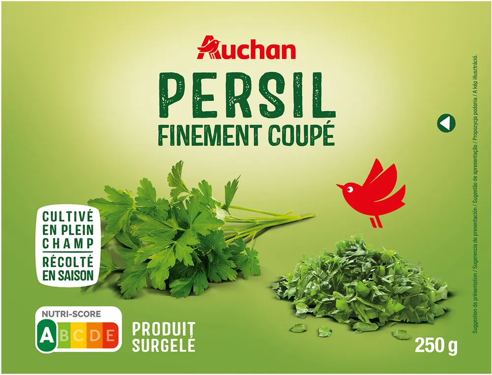 Persil finement coupé